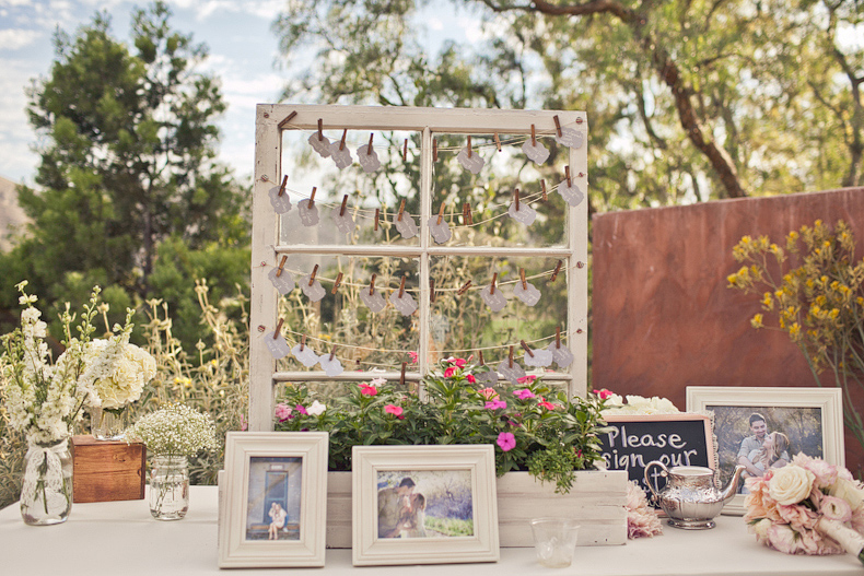 Escort card table at wedding - Camarillo wedding photos