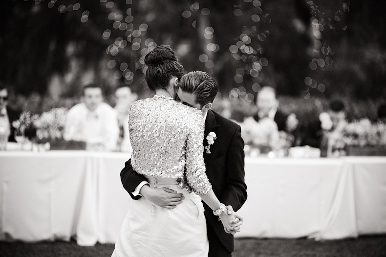 First dance at wedding reception