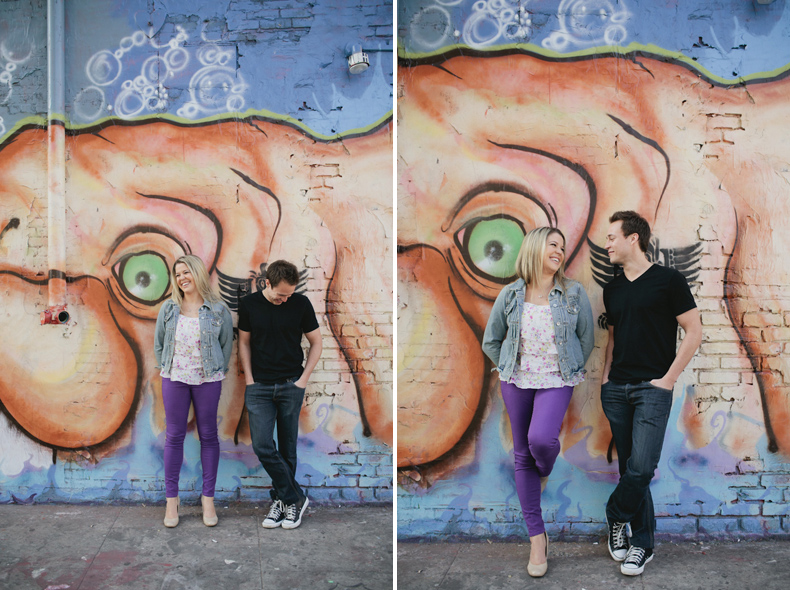 Downtown Los Angeles engagement photos