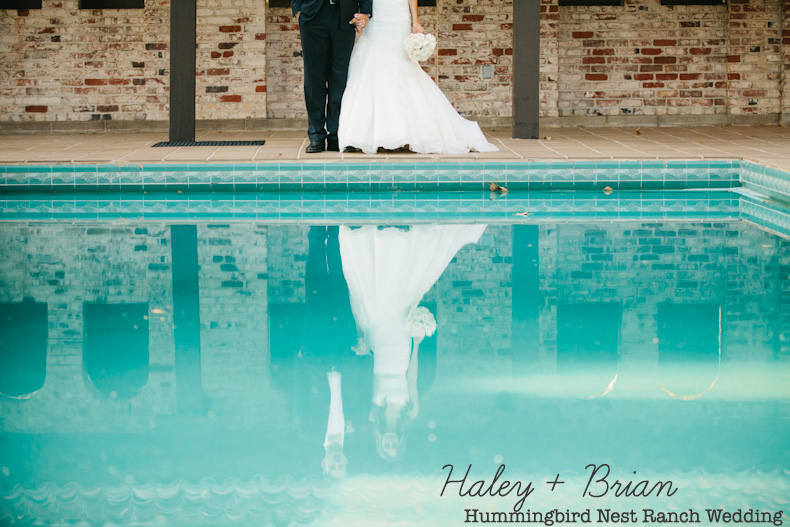 Hummingbird Nest Ranch Wedding bride and groom