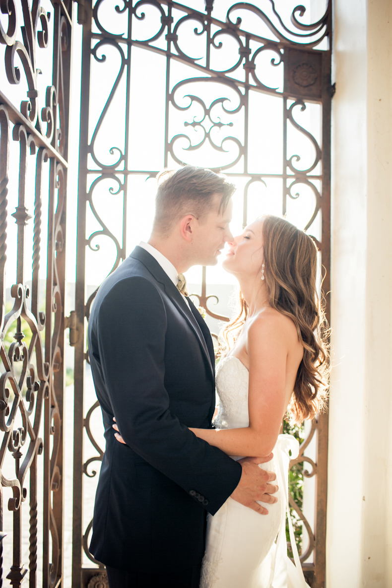 Bride and Groom at Hummingbird Nest Ranch by Marianne Wilson