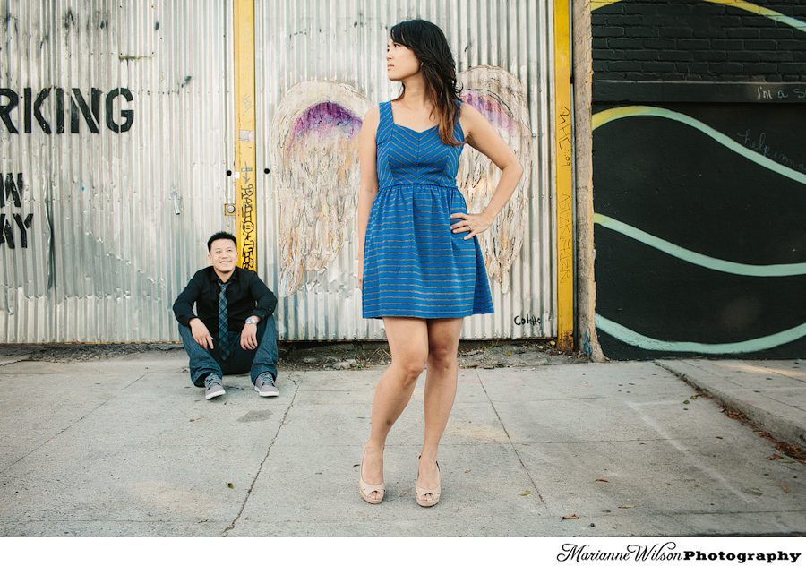 Traci + Nghi: Downtown L.A Engagement