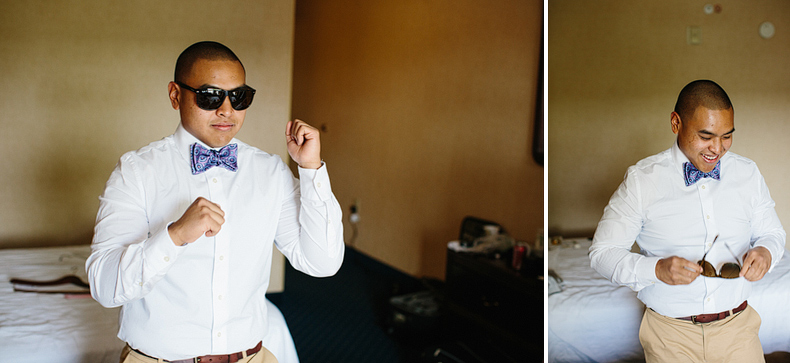 Groom dancing like a boss before wedding