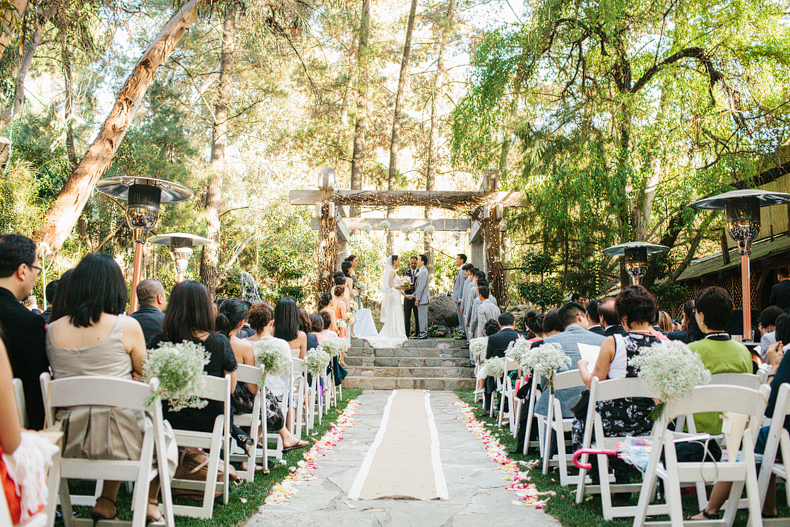 This is a wedding ceremony photo.