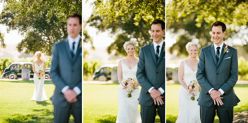 First look photos from a Firestone Vineyard wedding.