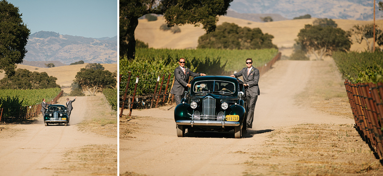 Can you tell that some of the groomsmen were firefighters?