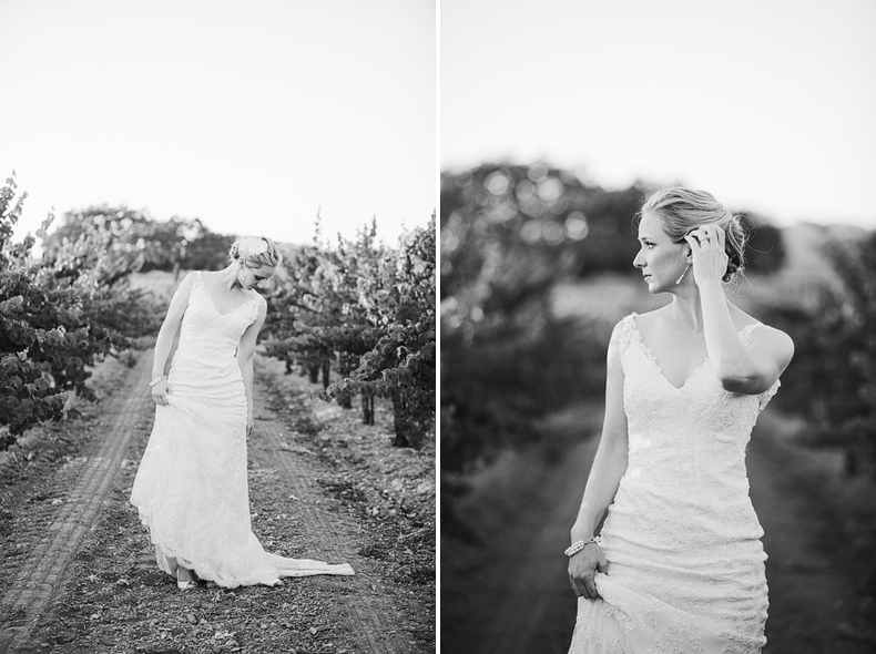 These are photos of the bride on the day of her Firestone Vineyard wedding.