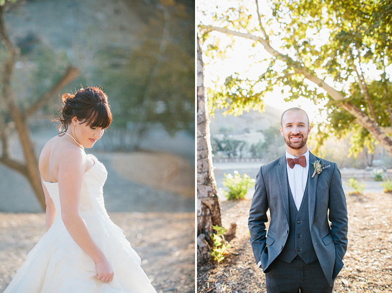 Triunfo Creek bridal portraits. 