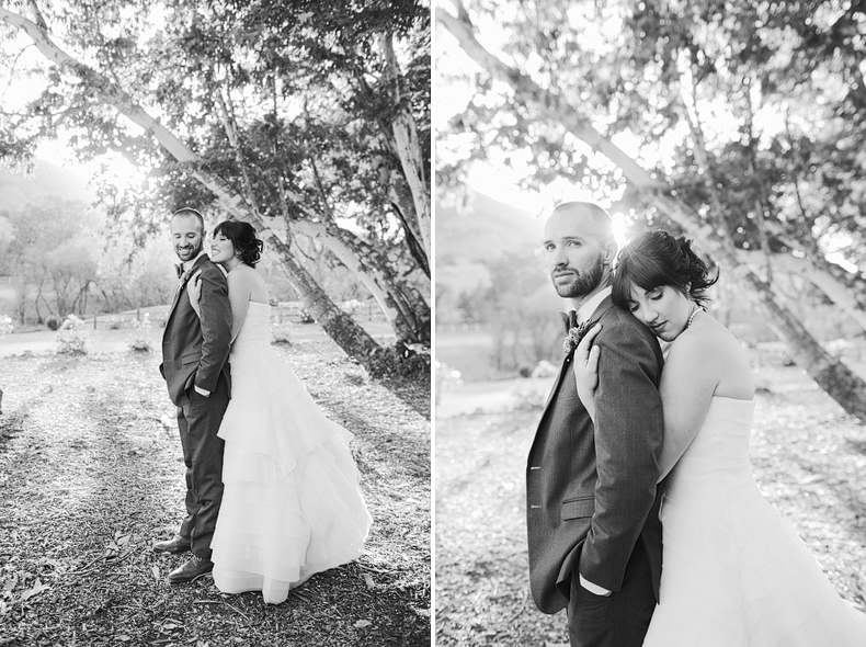 Triunfo Creek vineyards wedding photos. 