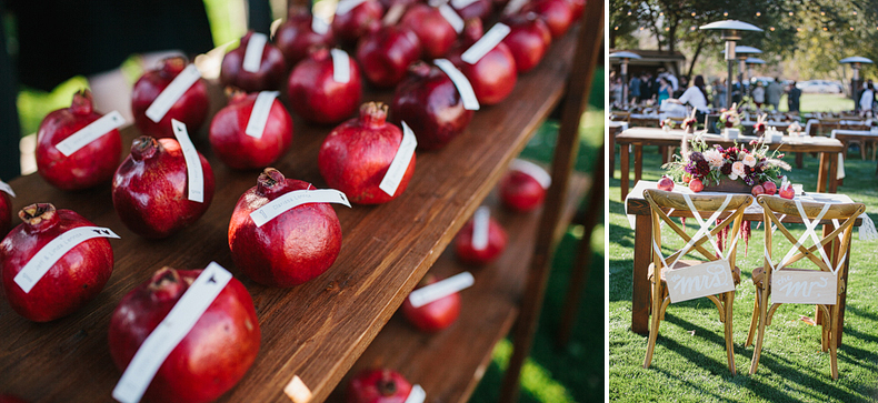 Gorgeous wedding details at Triunfo Vineyards. 