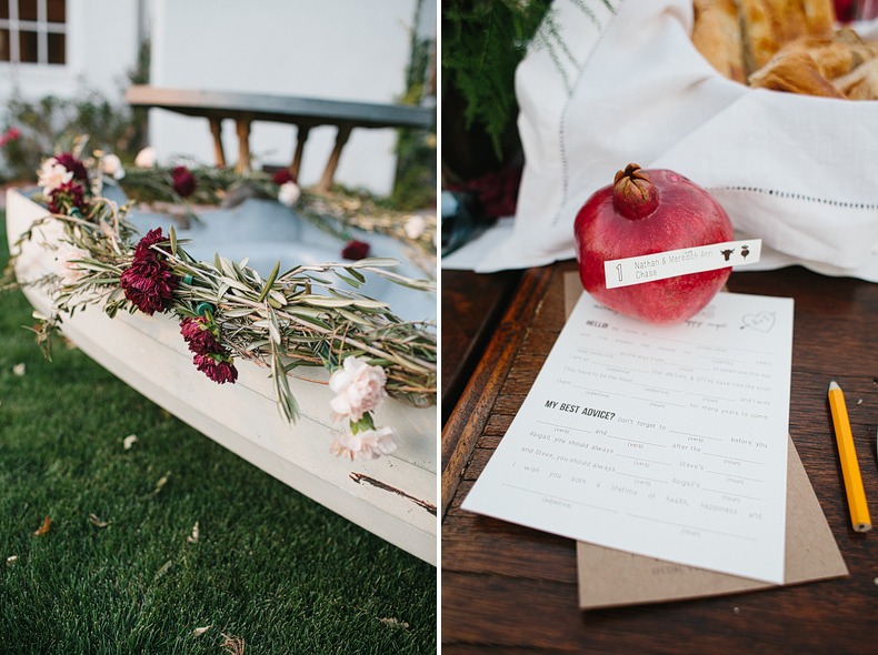 Vineyard wedding details at their finest. 