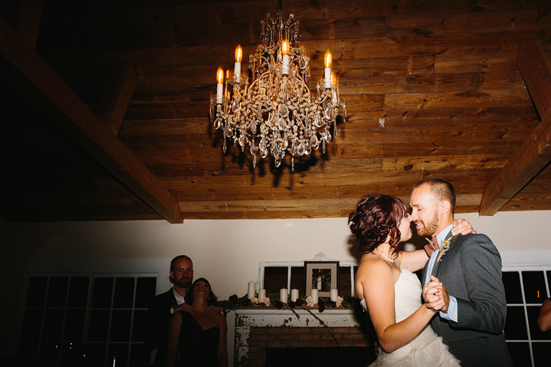 Last dance of the evening at their wedding. 