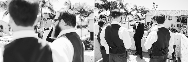 These are photos of the guys hanging out before the wedding.