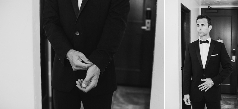 These are photos of the Groom getting ready.