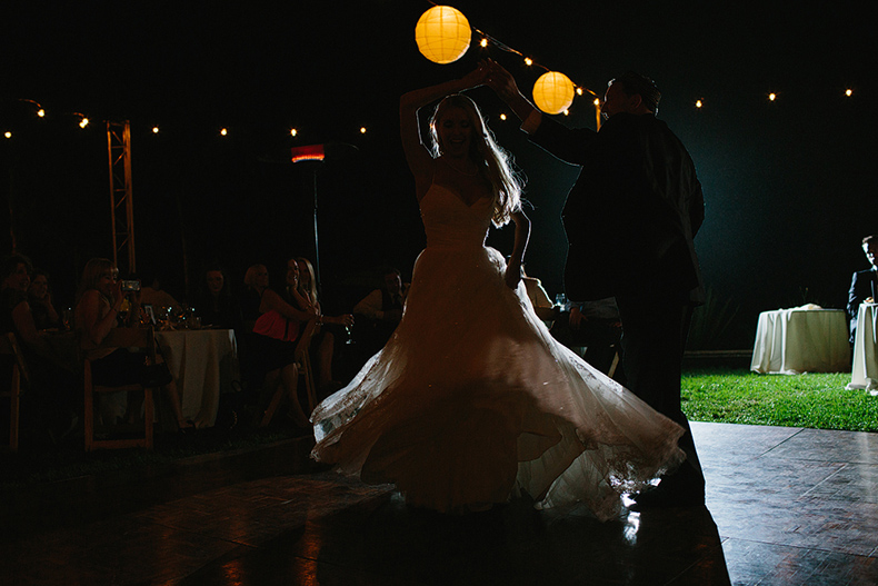 This is a silhouette of the Bride dancing. 
