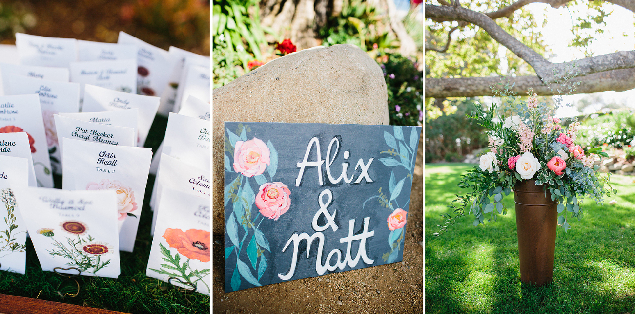 These are detail photos from Alix and Matt