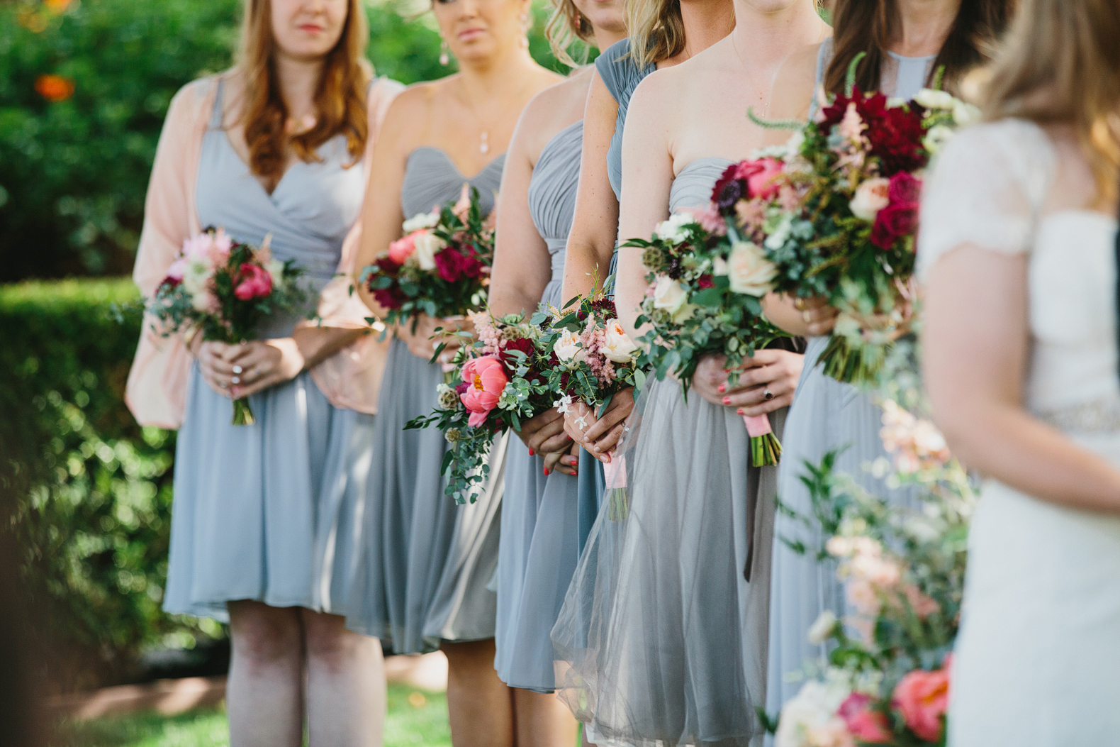 These are the bridesmaids' bouquets.