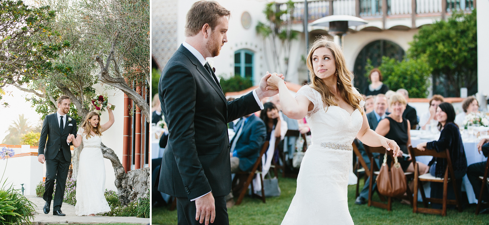 These are photos from Alix and Matt's grand entrance and first dance.