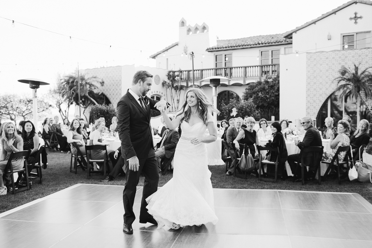 This is a photo from their first dance.