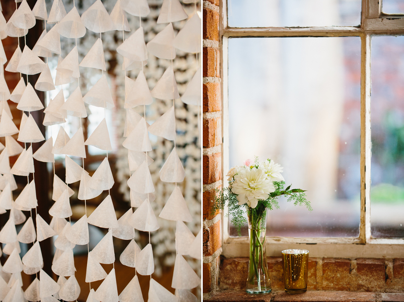 These are some detail photos from Alannah and Evan
