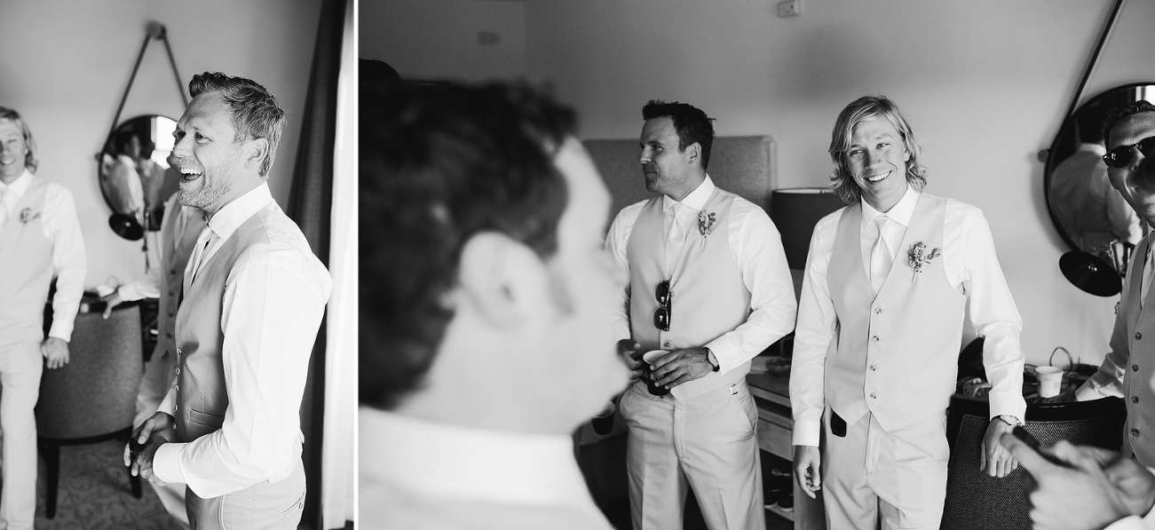 These are photos of Drew and his Groomsmen during getting ready time.