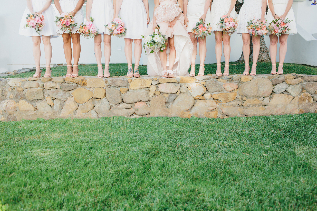 This is a photo of the bride and bridesmaids