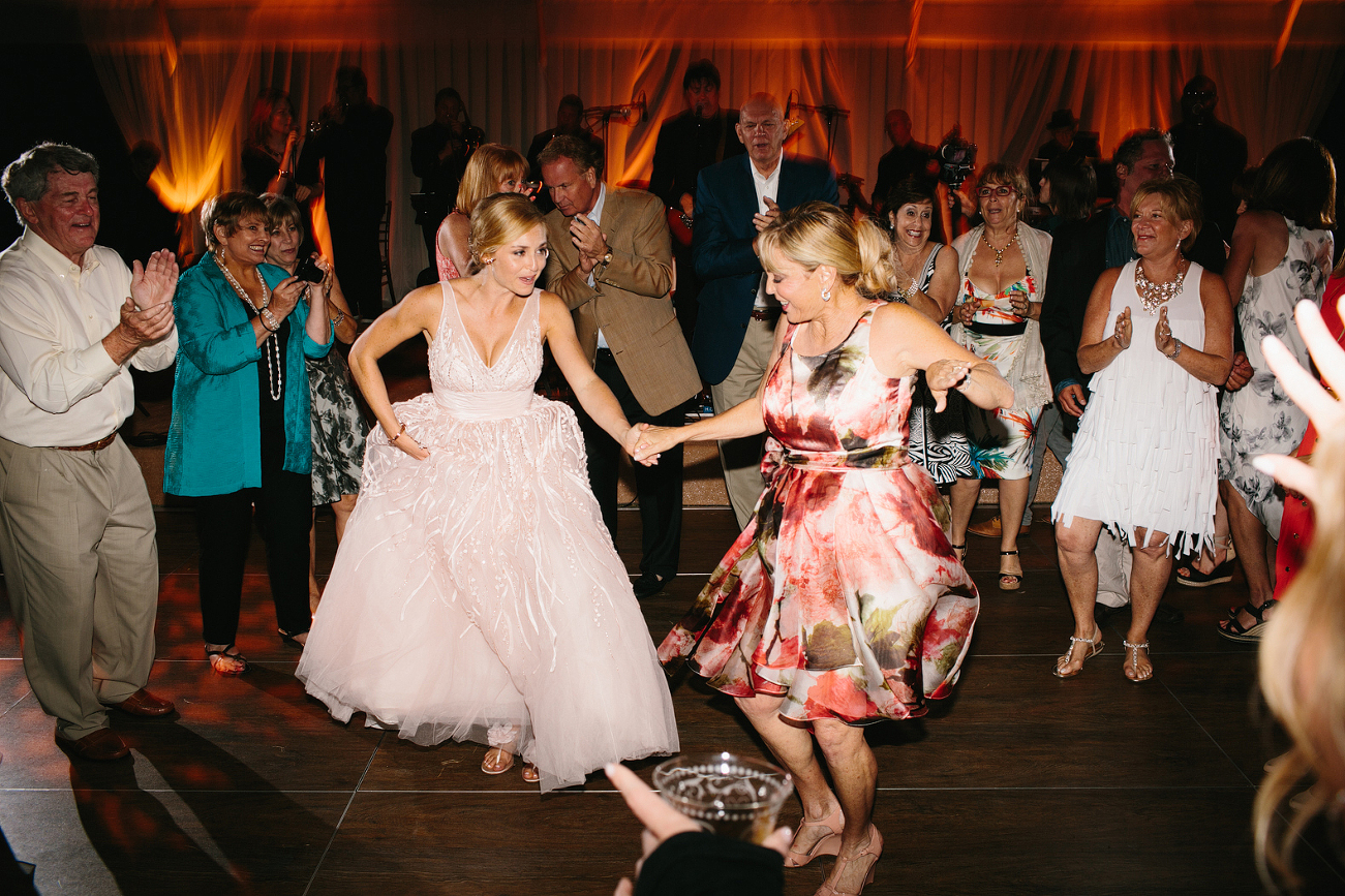 This is a photo of Jess dancing with her mom.