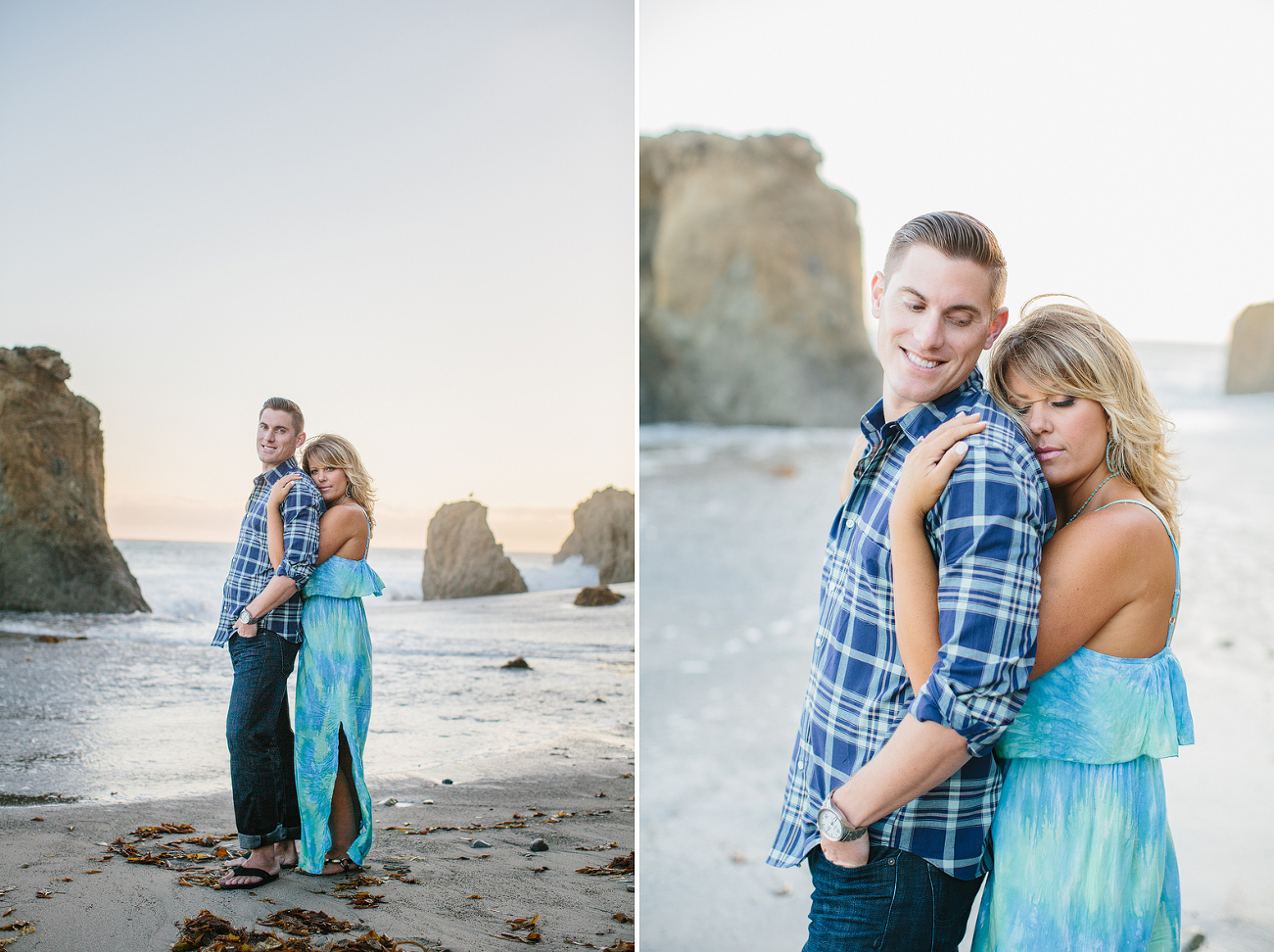 Rustic Beachy enaggement: Ali + Mike