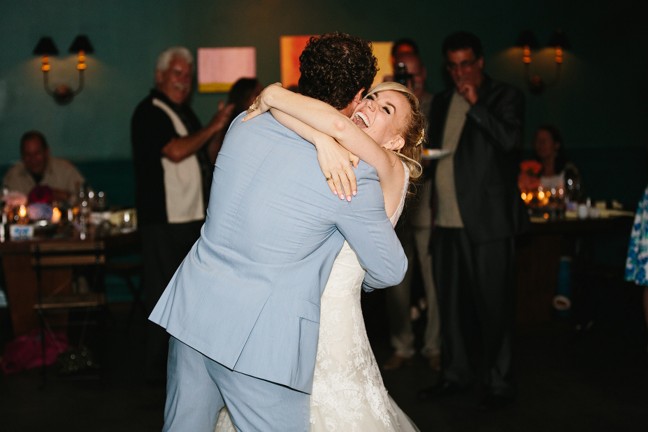 Sasha and Jason are dancing their first dance.