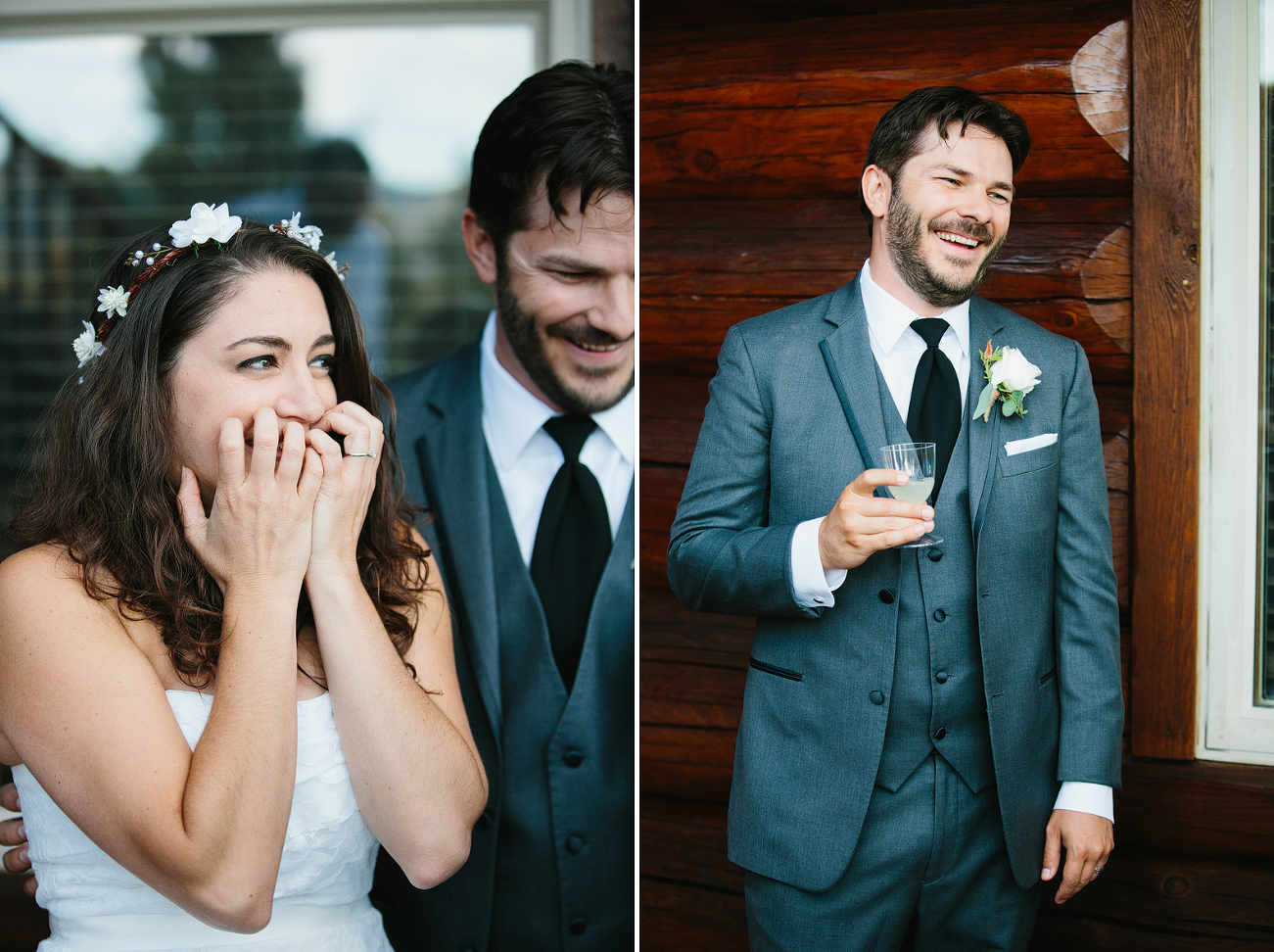 There was so much laughter and awesomeness at this wedding!