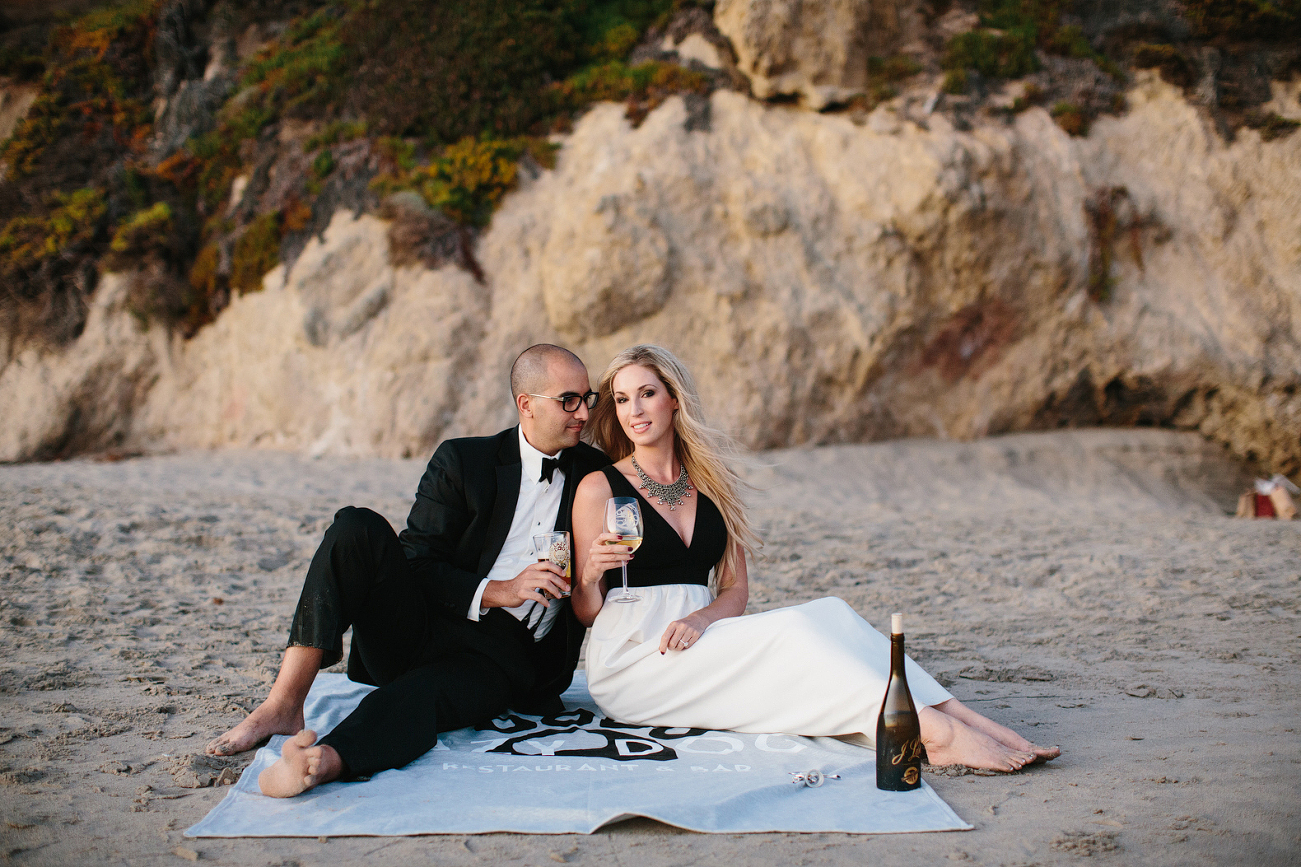 Glamerous Beach and Hills Engagement: Sidney + Steve