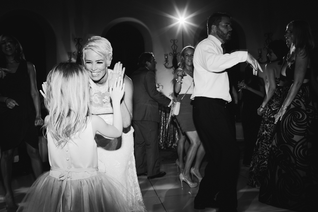 Sometimes brides need to high five their flower girls. It is science.