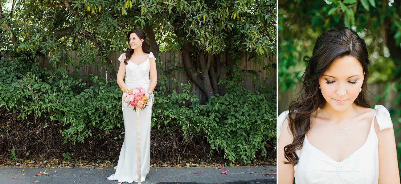 Photos of Katy before the first look. 