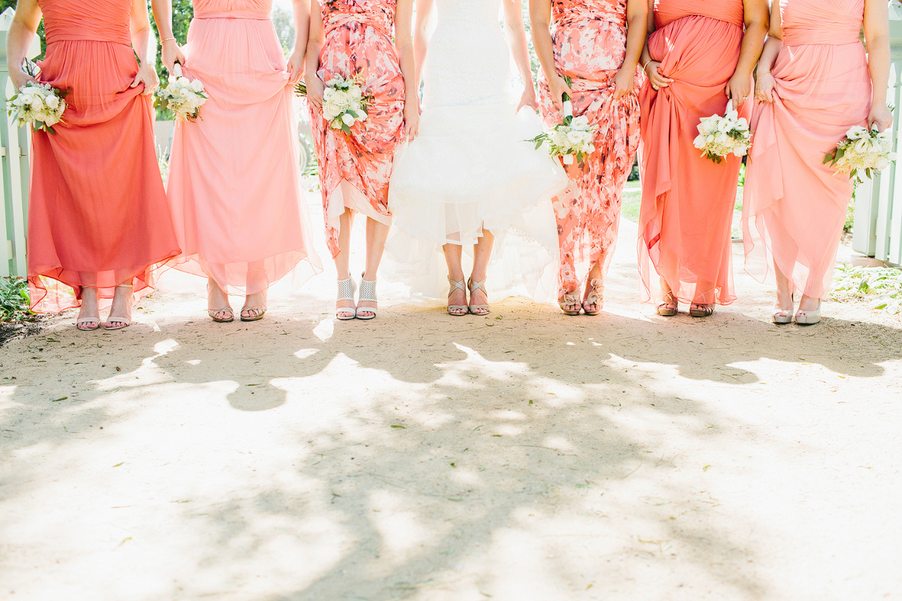 Here is a photo of the bride and bridesmaids