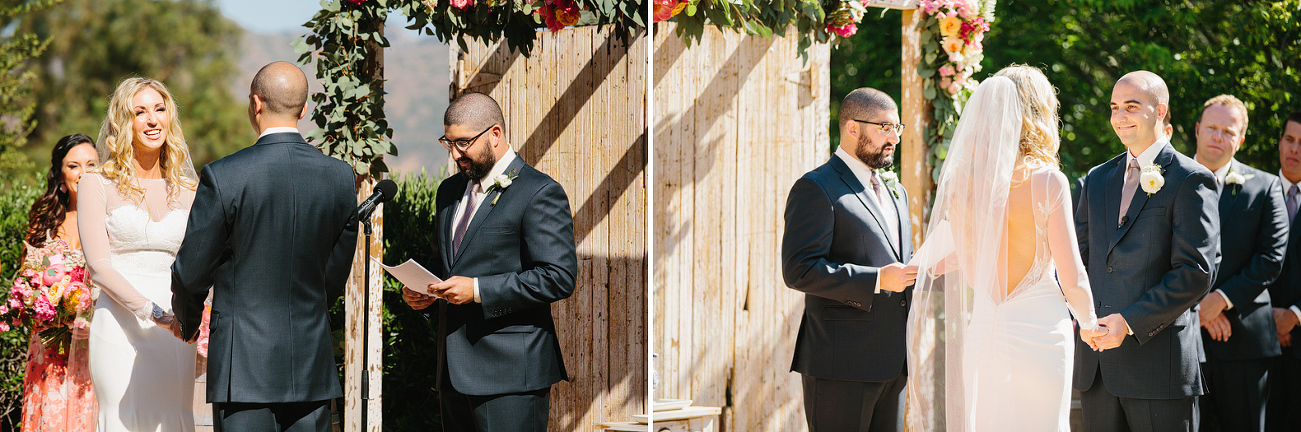 Sidney and Steve were very happy during their ceremony. 