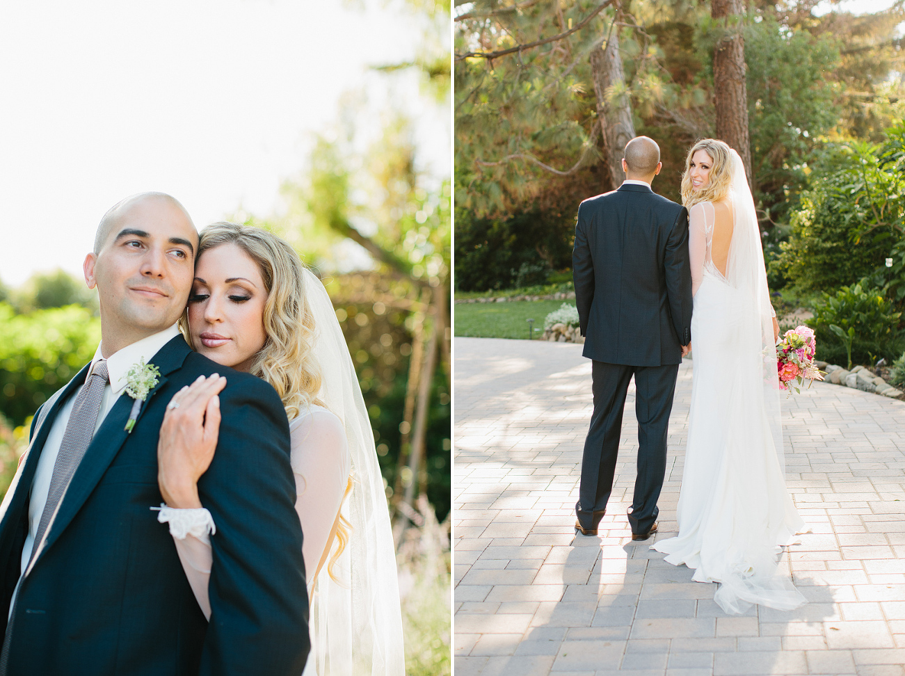 Here are romantic photos of Sidney and Steve after their ceremony. 