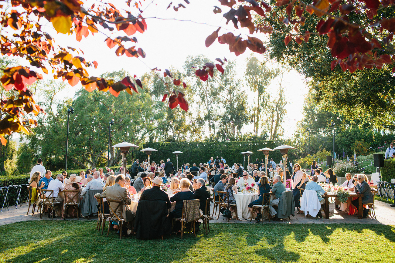 This is a photo of all guests during the reception. 