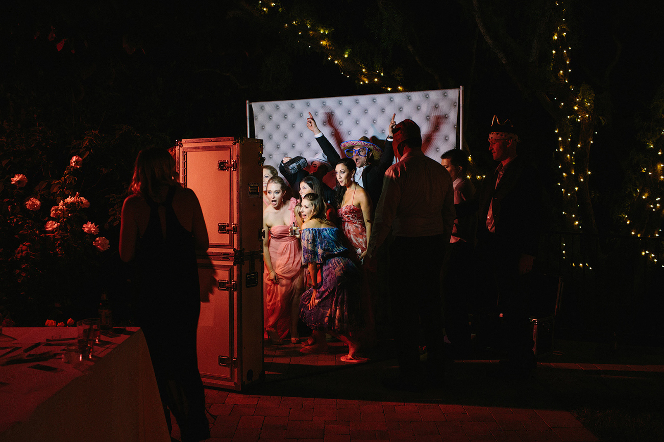 Sidney and Steve also had a photo booth at their reception. 