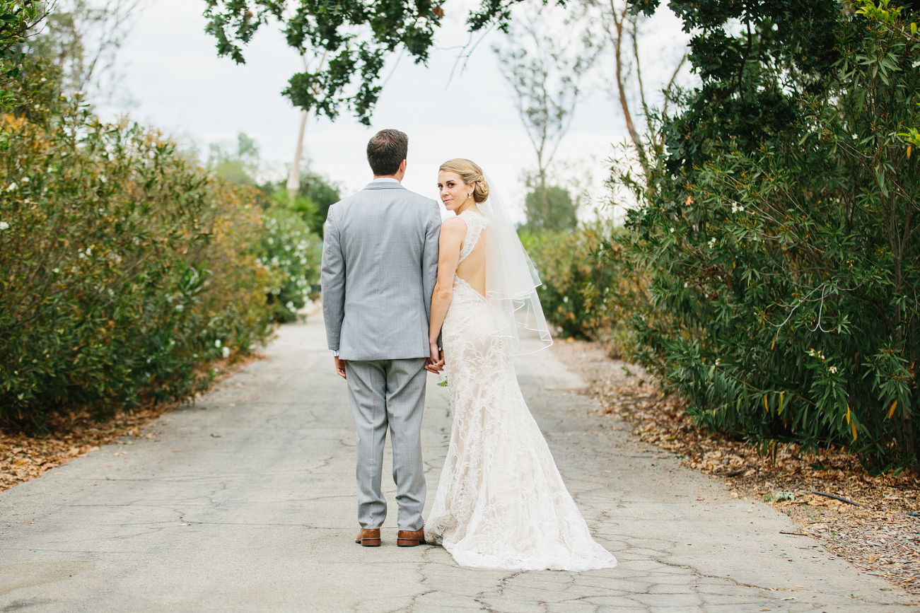 This is a cute picture of Kelly and Chris at their wedding. 