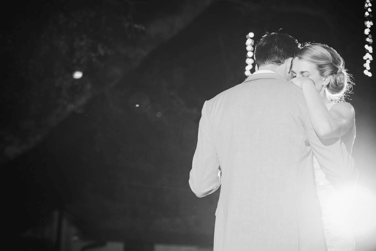 This is a gorgeous black and white photo of the first dance. 