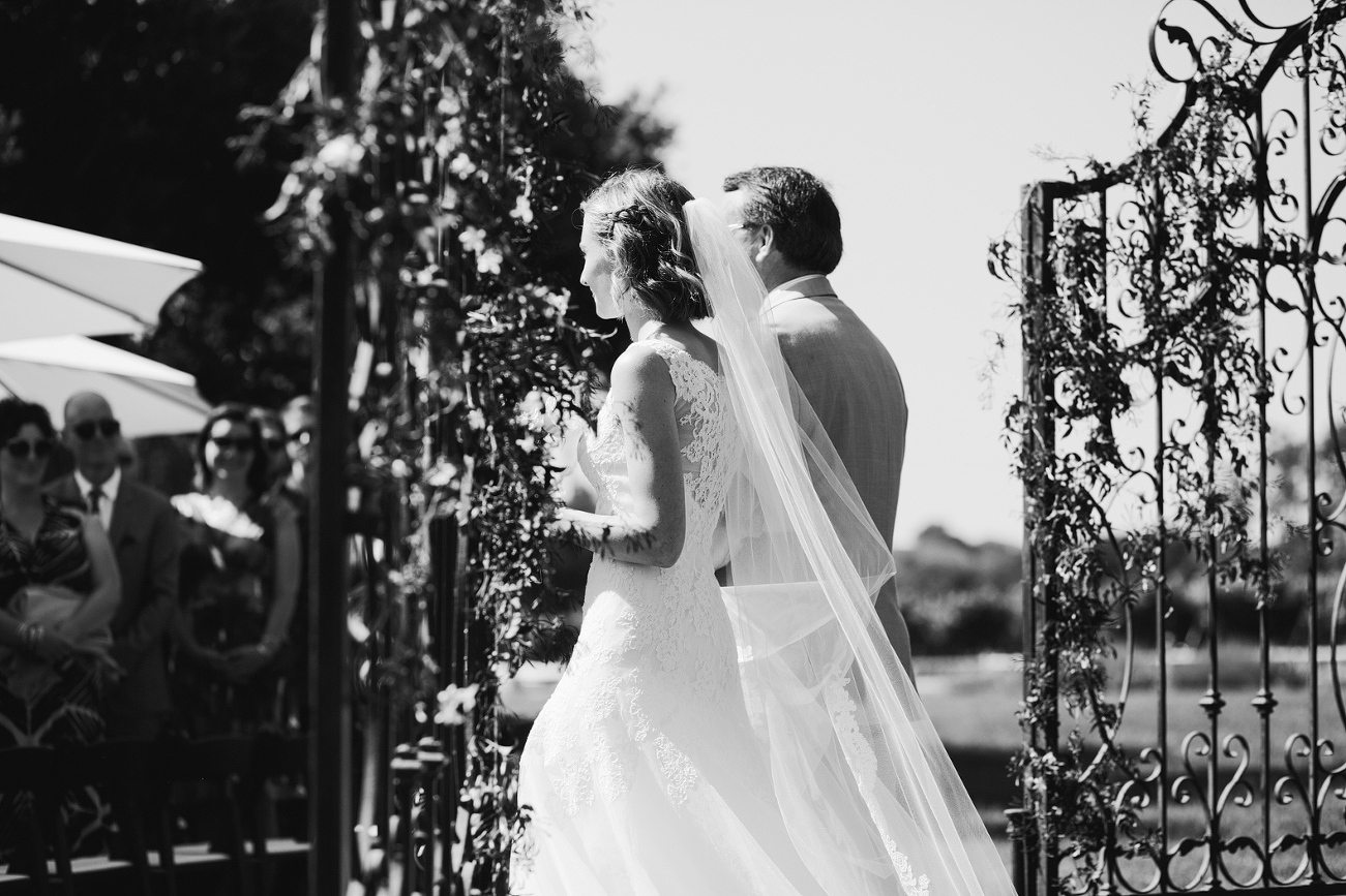 The ceremony entrance had two beautiful gates. 