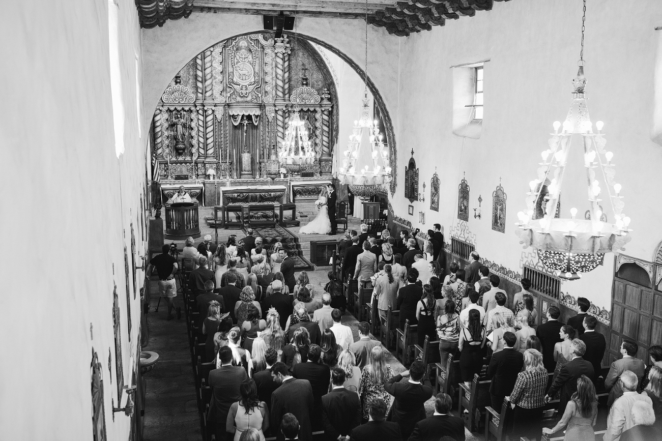 A full shot of the chapel at Our Lady of Mount Carmel. 