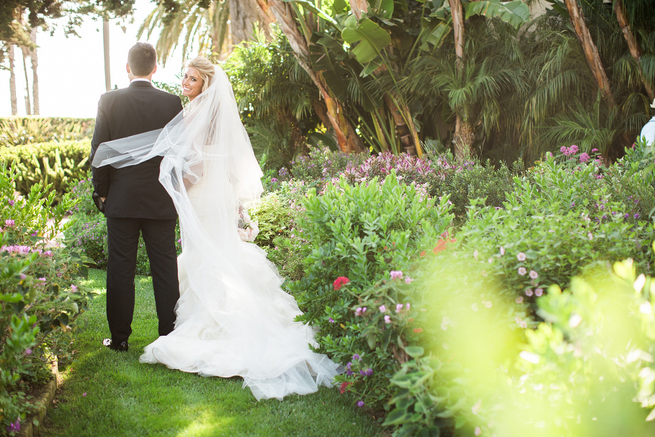 A gorgeous photo of the bride and groom. 