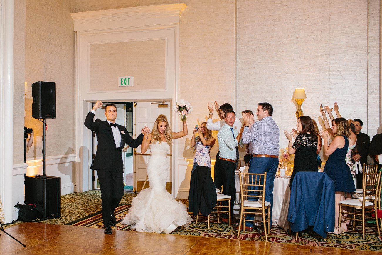 The bride and groom