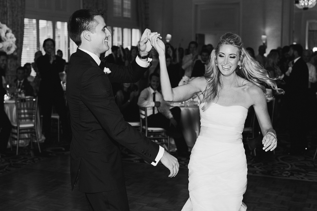 A cute photo of Jaclyn and Nick dancing. 