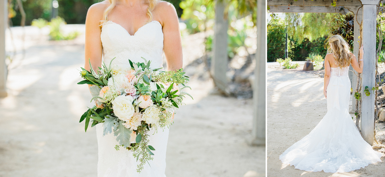 Portraits of the bride. 