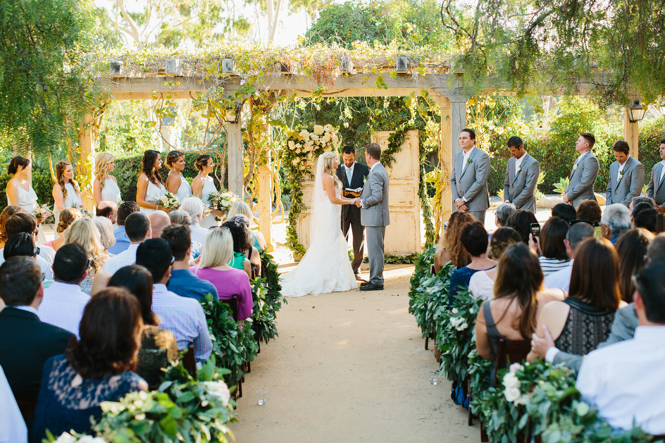 A photo of the ceremony area. 