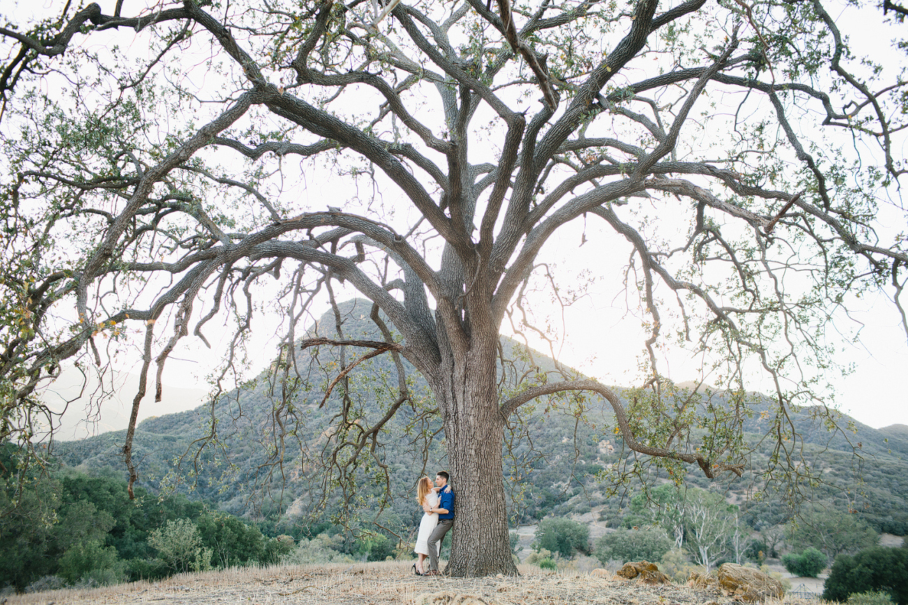 Mallauri and Curt under a large tree. 