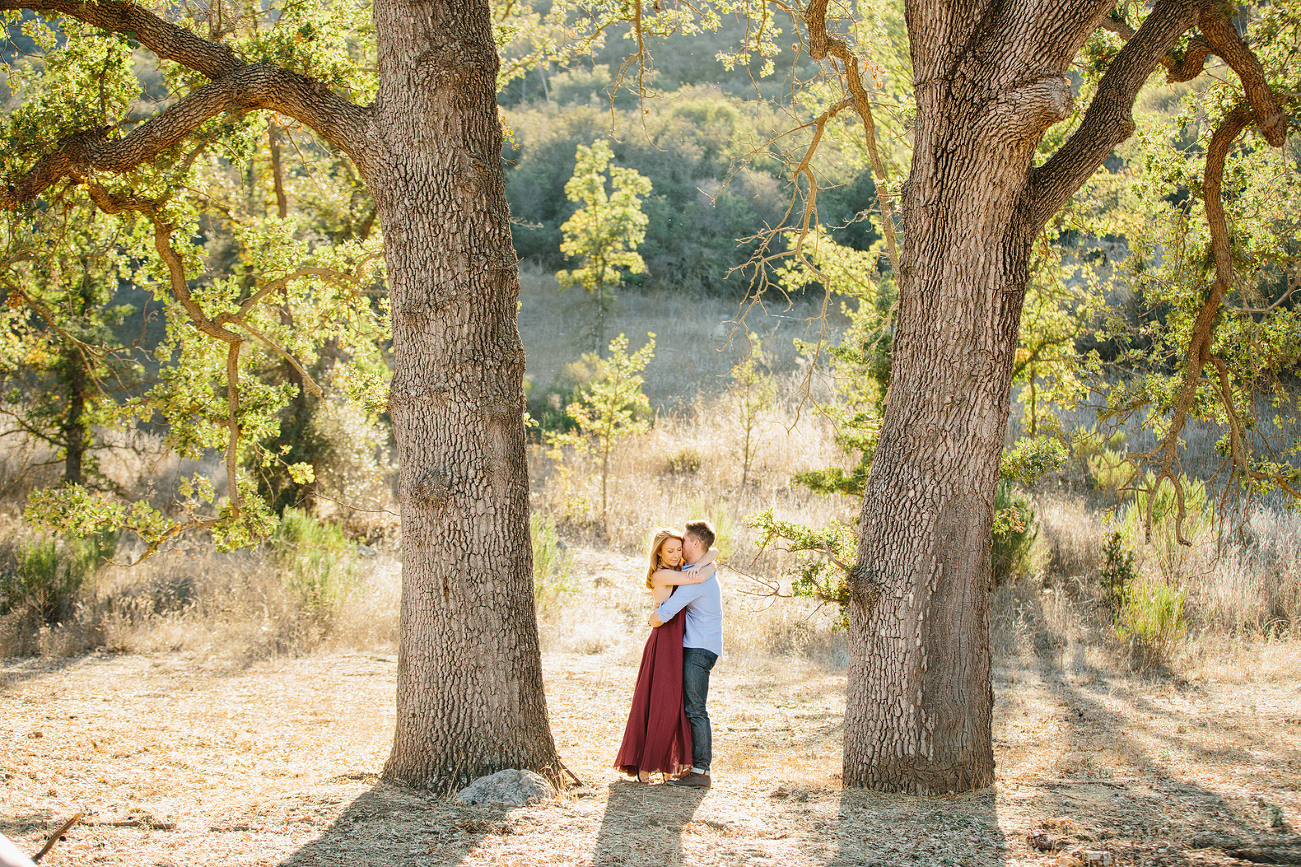 A photo of the couple hugging each other. 