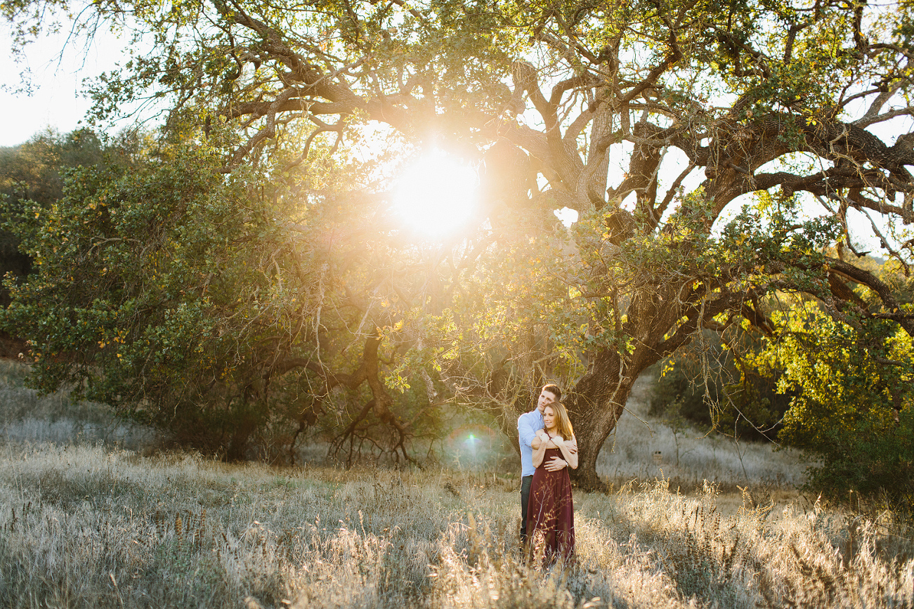 A beautiful sunset photo of Mallauri and Curt. 